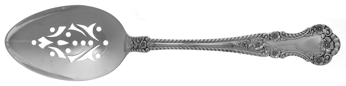 Cambridge (Sterling, 1899) Pierced Tablespoon (Serving Spoon) CM by Gorham Silver-1