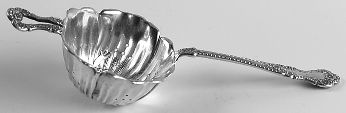 Cambridge (Sterling, 1899) Solid Individual Overcup Tea Strainer by Gorham Silver-1