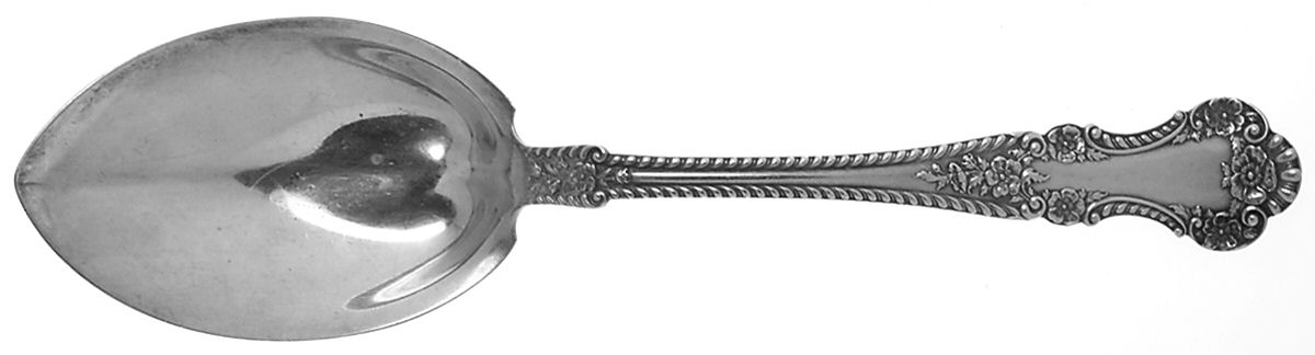 Cambridge (Sterling, 1899) Vegetable Serving Spoon (Solid) by Gorham Silver-1
