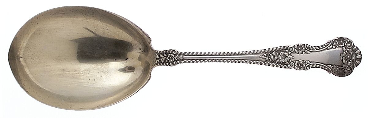 Cambridge (Sterling, 1899) Large Solid Berry/Casserole Spoon by Gorham Silver-1