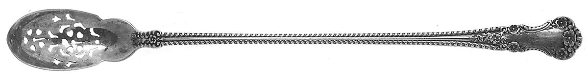Cambridge (Sterling, 1899) Pierced Bowl Long Handle Olive Spoon by Gorham Silver-1