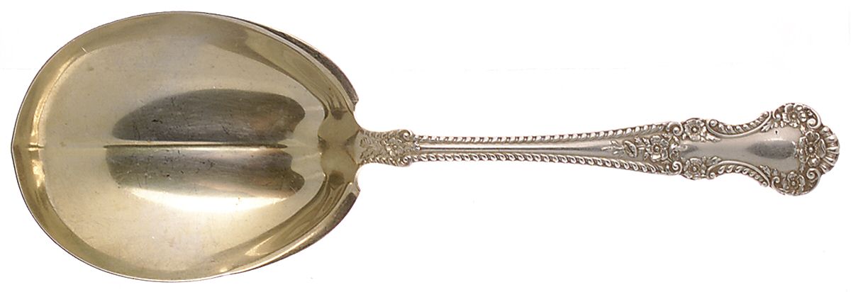 Cambridge (Sterling, 1899) Preserve Spoon by Gorham Silver-1