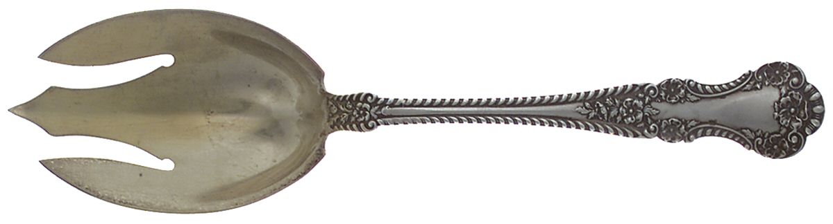 Cambridge (Sterling, 1899) Vegetable Serving Fork (Solid) by Gorham Silver-1