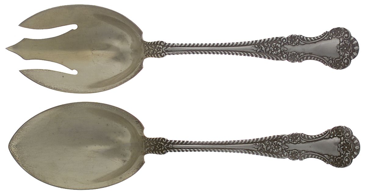 Cambridge (Sterling, 1899) Solid 2-Piece Vegetable Serving Set by Gorham Silver-1