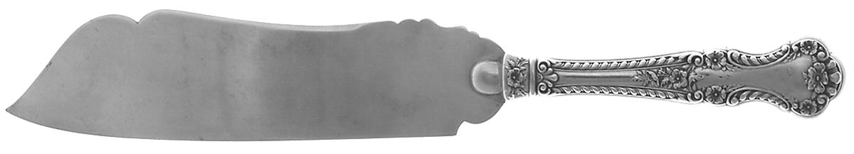 Cambridge (Sterling, 1899) Large Hollow Handle Ice Cream Slicer Sterling Bld by Gorham Silver-1