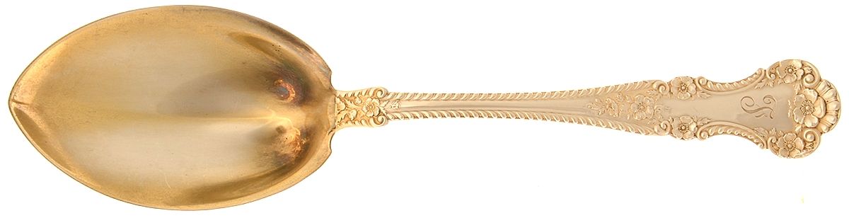 Cambridge (Sterling, 1899) Small Solid Berry/Casserole Spoon by Gorham Silver-1