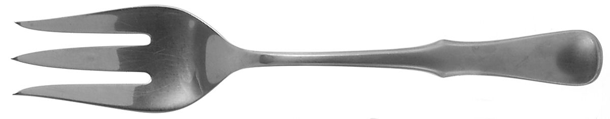 Cambridge (Stainless, Satin Finish) Medium Solid Cold Meat Serving Fork by Gorham Silver-1