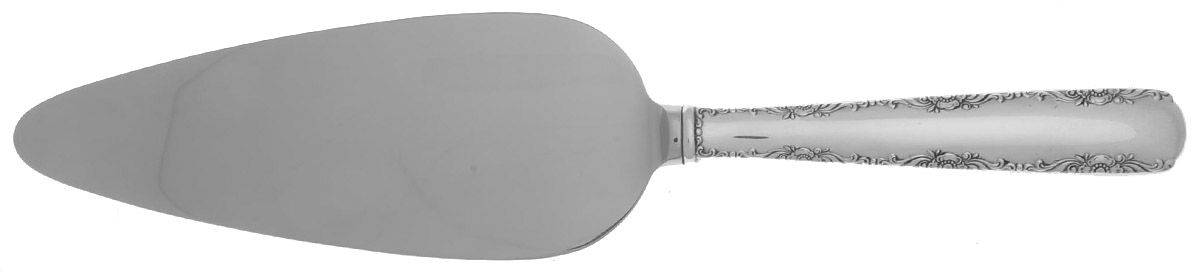 Camellia (Sterling, 1941-1942, No Monos) Pie Server with Stainless Blade by Gorham Silver-1
