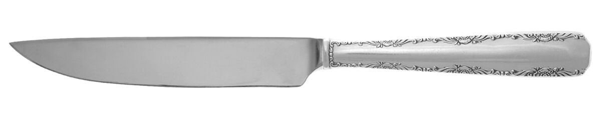 Camellia (Sterling, 1941-1942, No Monos) Steak Knife Individual Hollow, No Serrate HC by Gorham Silver-1