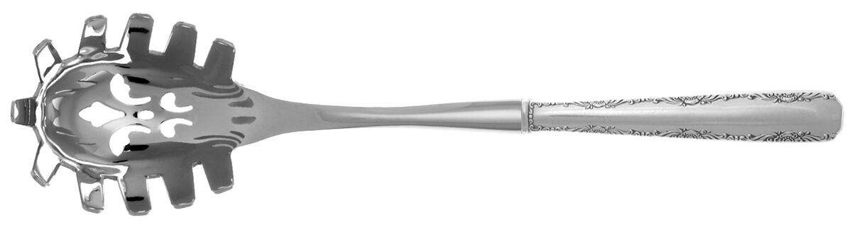 Camellia (Sterling, 1941-1942, No Monos) Pasta Server with Stainless Bowl HC by Gorham Silver-1