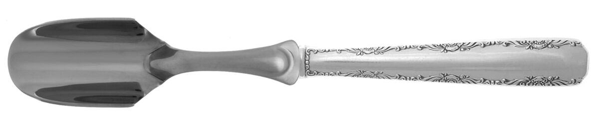 Camellia (Sterling, 1941-1942, No Monos) Cheese Scoop with Stainless Scoop HC by Gorham Silver-1