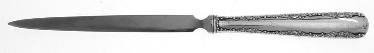 Camellia (Sterling, 1941-1942, No Monos) Letter Opener with Stainless Blade by Gorham Silver-1