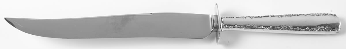 Camellia (Sterling, 1941-1942, No Monos) Small Steak Carving Knife with Stainless Blade by Gorham Silver-1