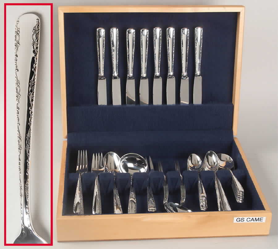 Camellia (Sterling, 1941-1942, No Monos) 61 Piece Set by Gorham Silver-1