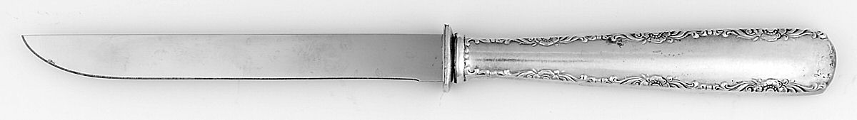 Camellia (Sterling, 1941-1942, No Monos) Individual Steak Knife Hollow Handle by Gorham Silver-1