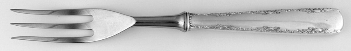 Camellia (Sterling, 1941-1942, No Monos) Individual Fruit Fork with Stainless Tines by Gorham Silver-1