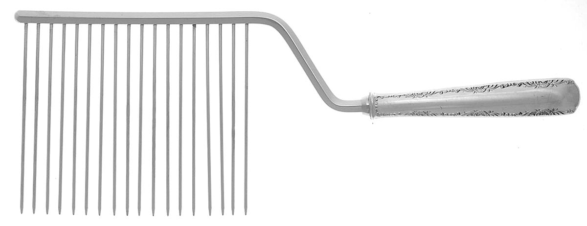 Camellia (Sterling, 1941-1942, No Monos) Cake Breaker with Silverplate Prongs by Gorham Silver-1
