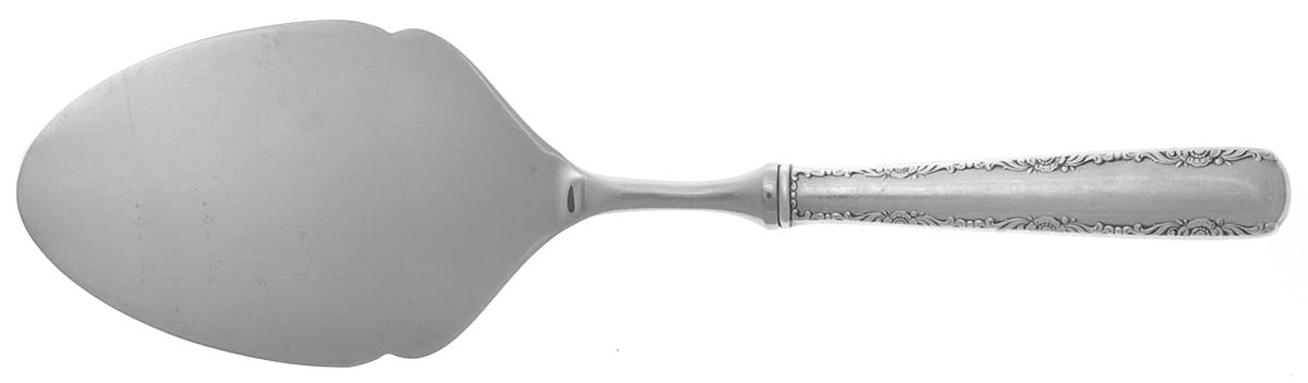 Camellia (Sterling, 1941-1942, No Monos) Pastry Server with Stainless Blade by Gorham Silver-1