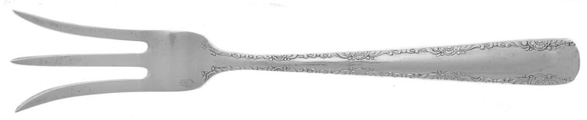 Camellia (Sterling, 1941-1942, No Monos) Lemon Fork by Gorham Silver-1