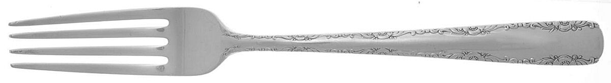 Camellia (Sterling, 1941-1942, No Monos) Fork by Gorham Silver-1