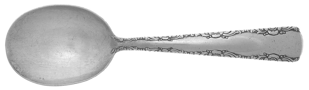 Camellia (Sterling, 1941-1942, No Monos) Straight Handle Baby Spoon by Gorham Silver-1