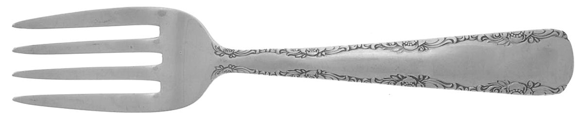 Camellia (Sterling, 1941-1942, No Monos) Baby Fork by Gorham Silver-1