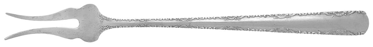 Camellia (Sterling, 1941-1942, No Monos) Short Handle Pickle/Olive Fork by Gorham Silver-1