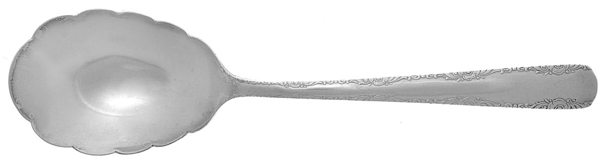 Camellia (Sterling, 1941-1942, No Monos) Sugar Spoon by Gorham Silver-1