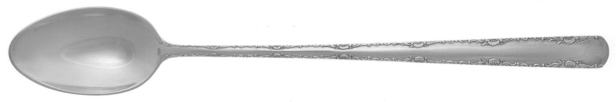 Camellia (Sterling, 1941-1942, No Monos) Iced Tea Spoon by Gorham Silver-1