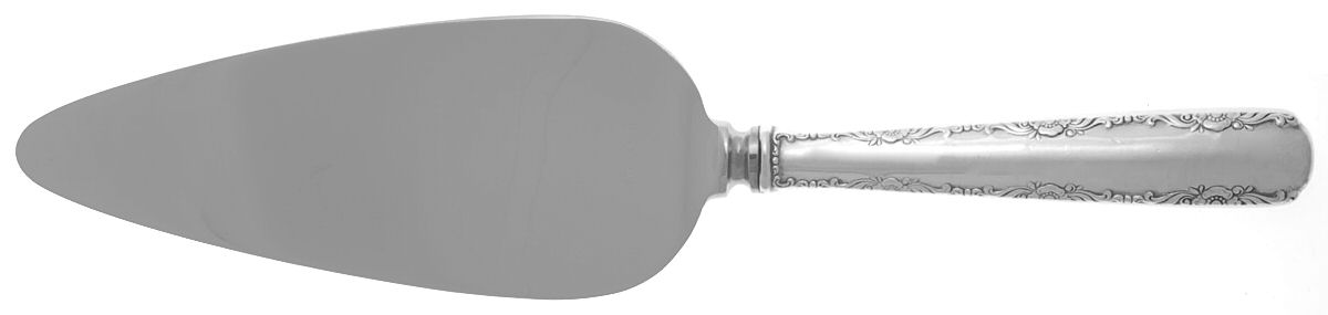 Camellia (Sterling, 1941-1942, No Monos) Pie Server with Stainless Blade by Gorham Silver-1