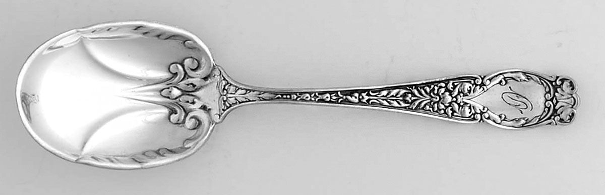 Carolina (Silverplate, 1895) Sugar Shell Spoon by Gorham Silver-1