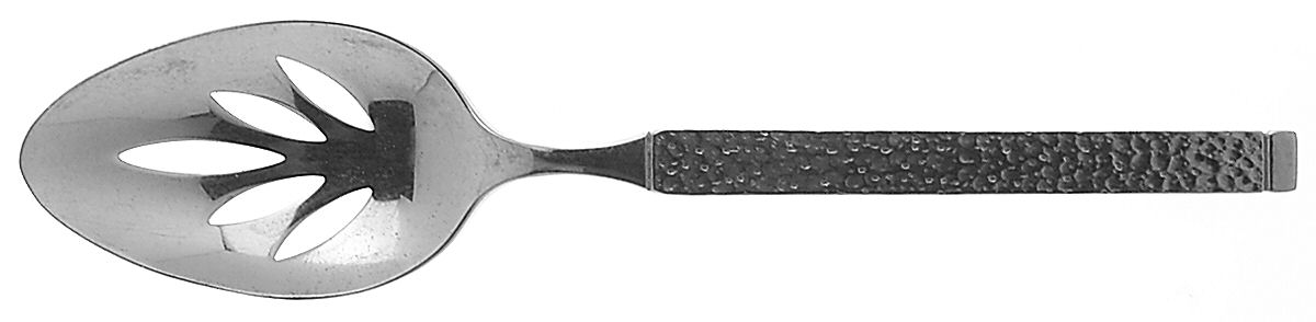 Casablanca (Stainless) Pierced Tablespoon (Serving Spoon) by Gorham Silver-1