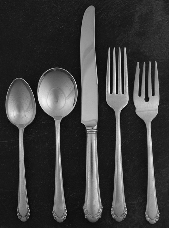 Cavalier (Silverplate, 1937) 5 Piece Place Setting by Gorham Silver-1