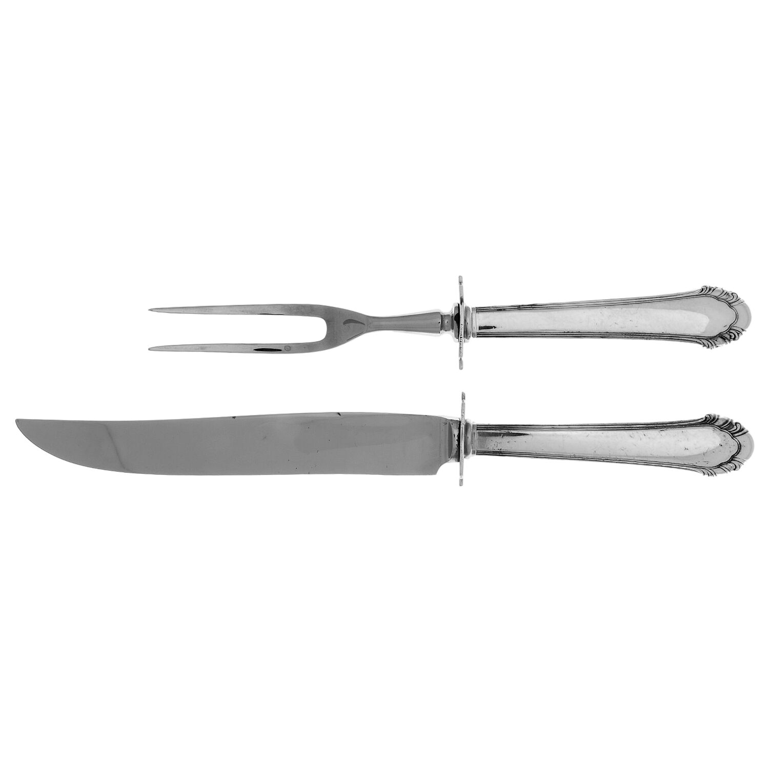Cavalier (Silverplate, 1937) Small Stainless Blade 2-Piece Steak Carving Set by Gorham Silver-1