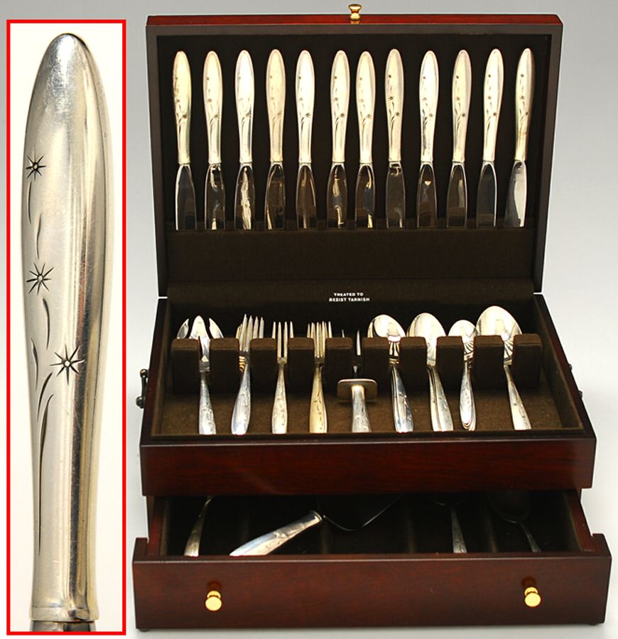 Celeste (Sterling, 1956) 81 Piece Set by Gorham Silver-1