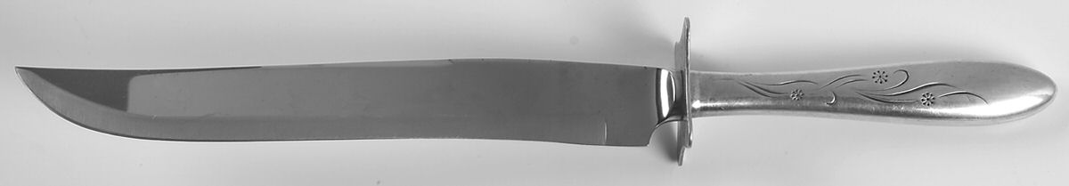 Celeste (Sterling, 1956) Large Stainless Blade Roast Carving Knife by Gorham Silver-1