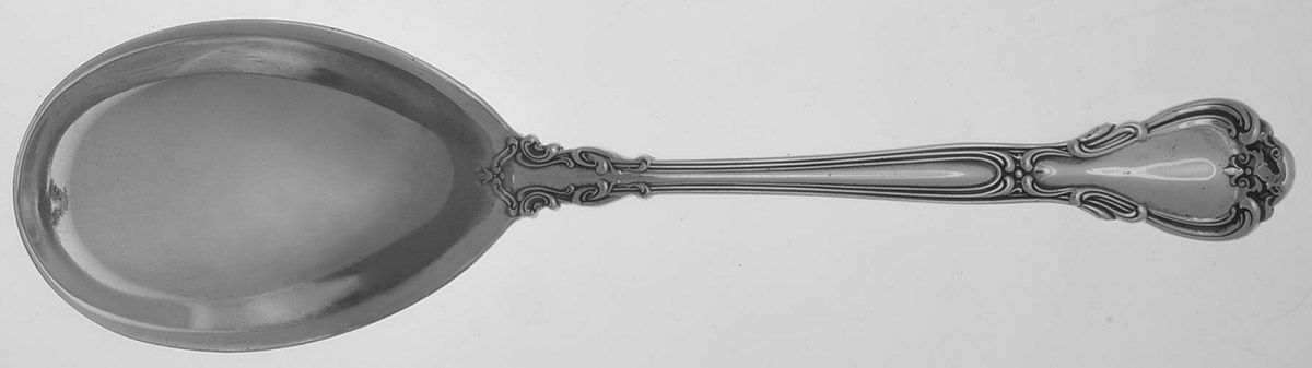 Chantilly (Sterling, 1895, Lion-Anchor-G, No Mono) Ice Cream Serving Spoon (Solid) by Gorham Silver-1