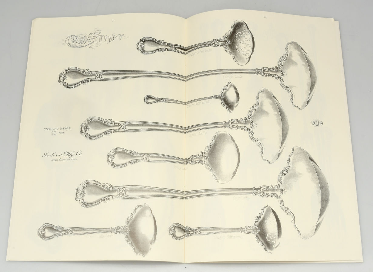 Chantilly (Sterling, 1895, Lion-Anchor-G, No Mono) (Set of 3) Chantilly Catalogs by Gorham Silver-12
