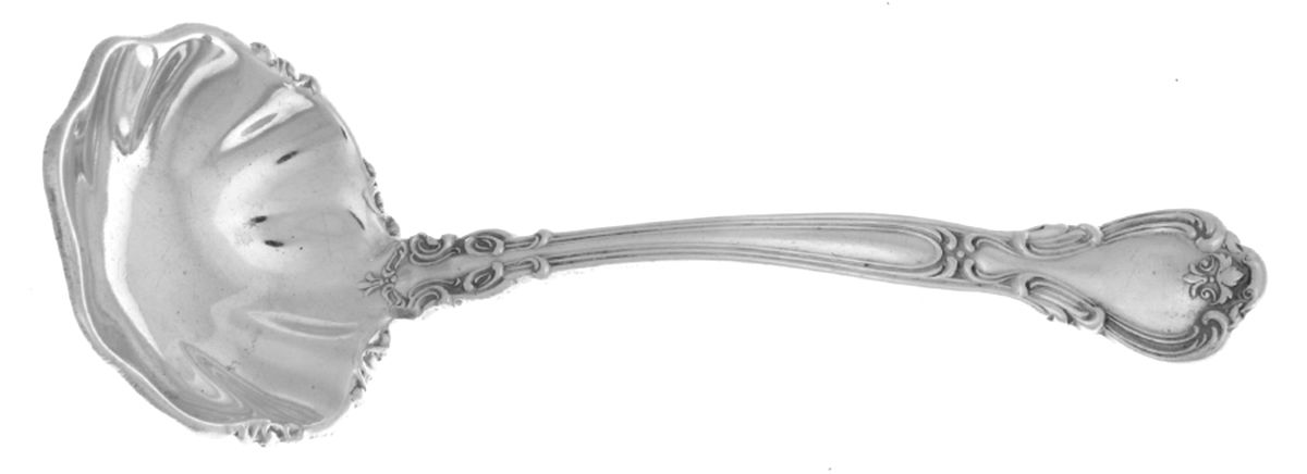 Chantilly (Sterling, 1895, Lion-Anchor-G, No Mono) Solid Sugar Serving Ladle by Gorham Silver-1