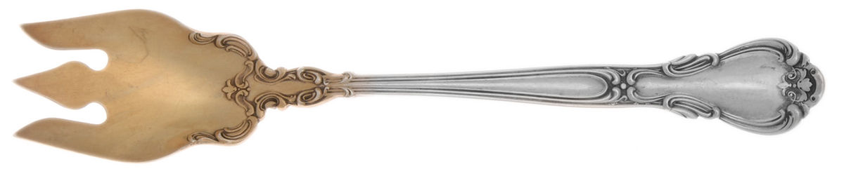 Chantilly (Sterling, 1895, Lion-Anchor-G, No Mono) Ice Cream Fork by Gorham Silver-1