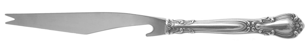 Chantilly (Sterling, 1895, Lion-Anchor-G, No Mono) Bar Knife Serving with Stainless Blade HC by Gorham Silver-1