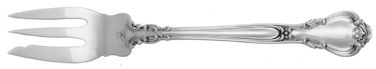 Chantilly (Sterling, 1895, Lion-Anchor-G, No Mono) Individual Pie Fork by Gorham Silver-1