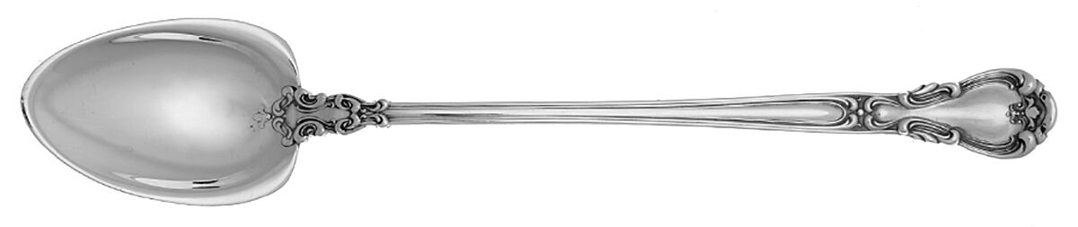 Chantilly (Sterling, 1895, Lion-Anchor-G, No Mono) Parfait Spoon (Solid Piece) by Gorham Silver-1