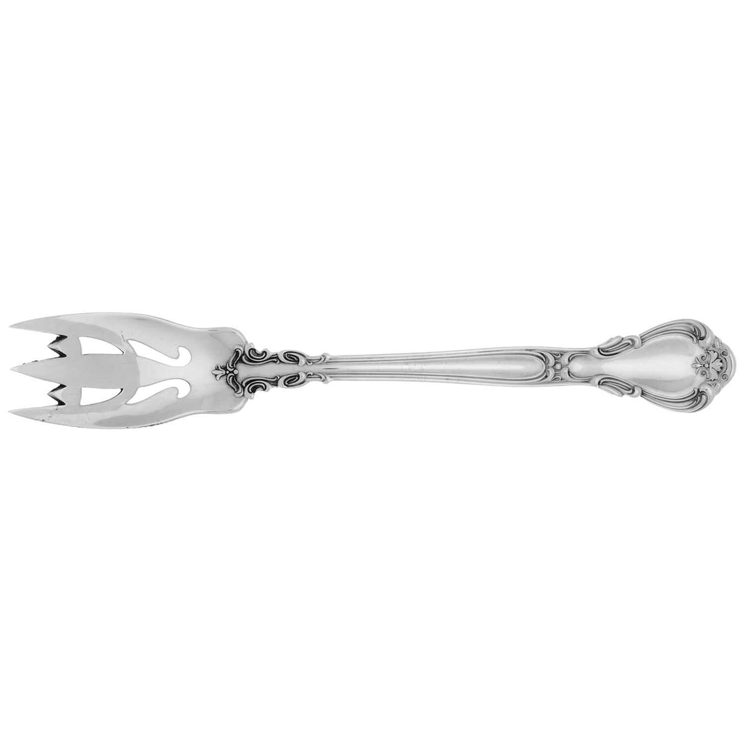 Chantilly (Sterling, 1895, Lion-Anchor-G, No Mono) Corn Fork by Gorham Silver-1