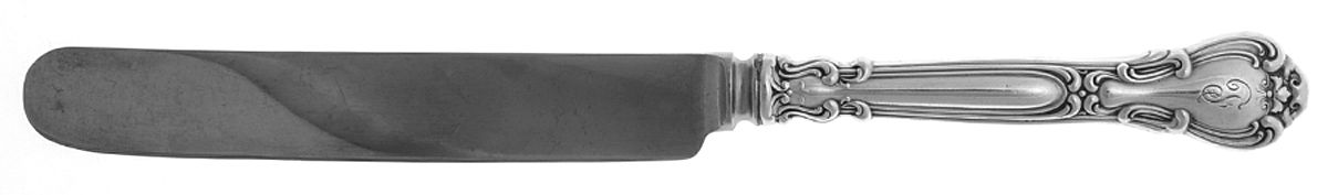 Chantilly (Sterling, 1895, Lion-Anchor-G, No Mono) Old French Hollow Knife with Bolster by Gorham Silver-1