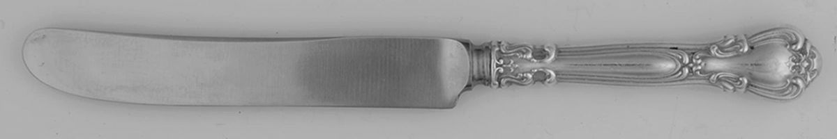 Chantilly (Sterling, 1895, Lion-Anchor-G, No Mono) New French Hollow Knife with Bolster by Gorham Silver-1