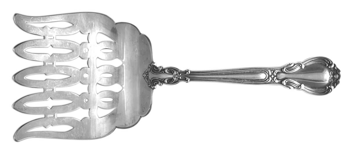 Chantilly (Sterling, 1895, Lion-Anchor-G, No Mono) Large Solid Asparagus Serving Fork by Gorham Silver-1