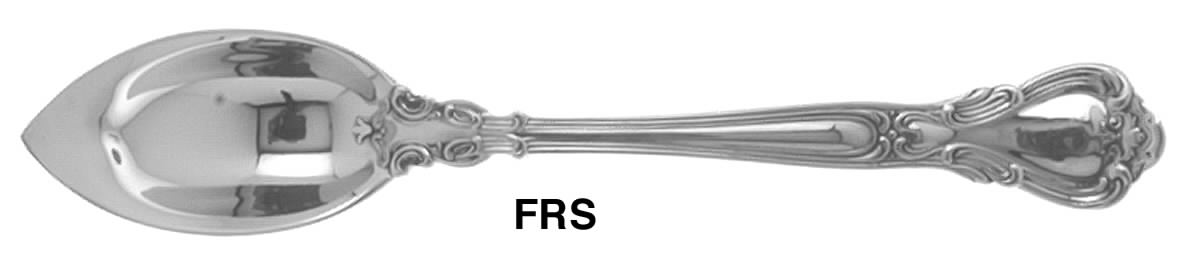 Chantilly (Sterling, 1895, Lion-Anchor-G, No Mono) Fruit/Orange Spoon by Gorham Silver-1