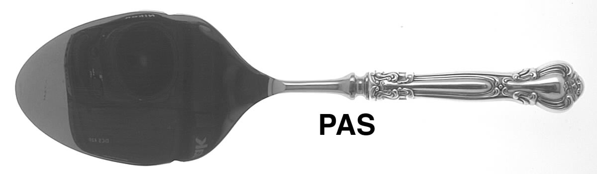 Chantilly (Sterling, 1895, Lion-Anchor-G, No Mono) Pastry Server with Stainless Blade by Gorham Silver-1