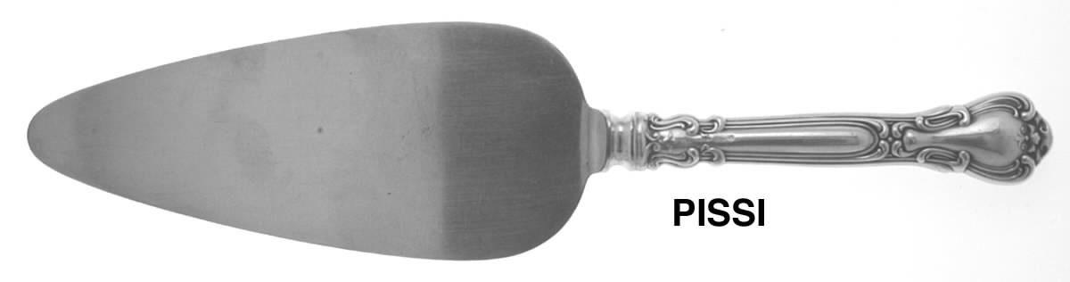 Chantilly (Sterling, 1895, Lion-Anchor-G, No Mono) Pie Server with Silverplate Blade by Gorham Silver-1